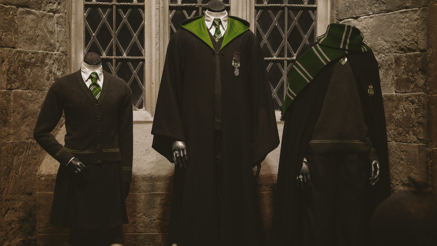 Harry Potter costumes at Warner Bros studio tour
